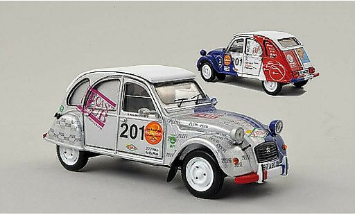 Citroen 2CV course 1/43 IXO No.201 Rally Raid Beijing / Ho Chi Minh 2013 modellini auto