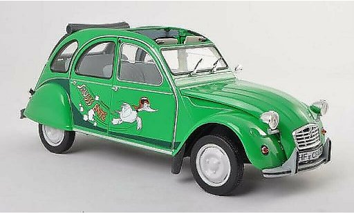 Citroen 2CV V6 1/18 Norev Club Sausss Ente verde 1987 modellini auto