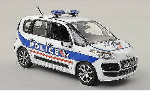 Citroen C3 Picasso police 1/43 Norev Picasso Nationale Polizia (F) 2011 modellini auto