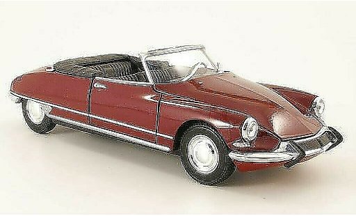 Citroen DS 19 1/24 Welly Cabrio rosso aperto modellini auto