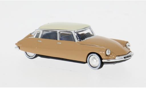 Citroen DS 1/87 Norev 19 braun/weiss 1959 1:87 modellino in miniatura