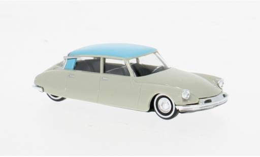 Modellini auto Citroen DS 19 grau/blau 1955 1/87 Busch