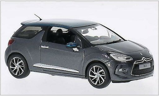 DS Automobiles DS3 Berline 1/43 Norev metallicoo grigio/metallicoo verde 2015 modellini auto