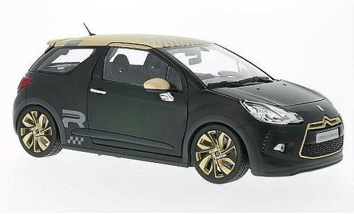 DS Automobiles DS3 Racing 1/18 Norev opaco-nero con Golddeko 2013 modellini auto