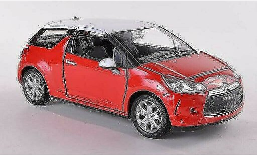 DS Automobiles DS3 Berline 1/24 Welly rosso/bianco modellini auto