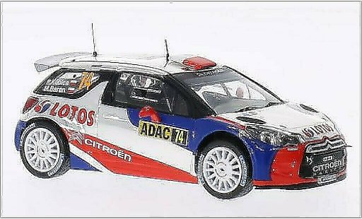 DS Automobiles DS3 Berline 1/43 IXO RRC Lotos No.74 Rally Germania 2013 /M.Baran modellini auto