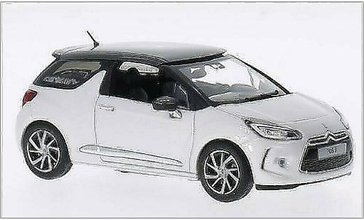 DS Automobiles DS3 Berline 1/43 Norev bianco/metallicoo grigio 2014 modellini auto