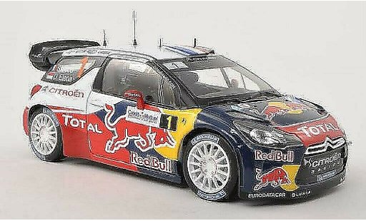 DS Automobiles DS3 WRC 1/18 Norev No.1 Red Bull Rally Frankreich 2012 /D.Elena modellini auto