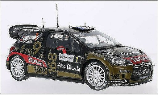 DS Automobiles DS3 WRC 1/18 Norev No.1 Total Rally de France 2013 /D.Elena modellini auto