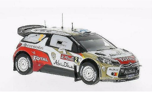 DS Automobiles DS3 WRC 1/43 IXO No.2 Abu Dhabi Rally Portugal 2013 /J.Lehtinen modellini auto
