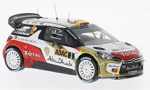 DS Automobiles DS3 WRC 1/43 IXO No.3 Abu Dhabi Rally Germania 2013 /C.Del modellini auto