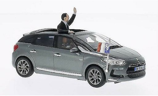 DS Automobiles DS5 Presidentielle 1/43 Norev Prasidentenfahrzeug con Figur 2012 modellini auto