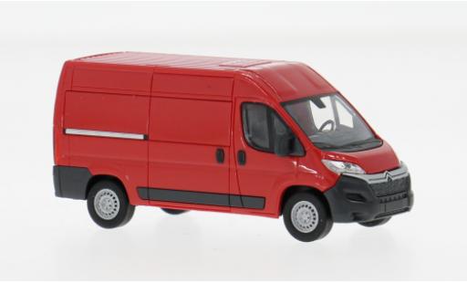 Modellini auto Citroen Jumper Kasten rot 2014 1/87 Busch