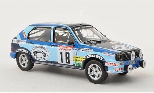 Citroen Visa Chrono 1/43 IXO No.18 Rally Korsika 1983 /J.Laloz modellini auto