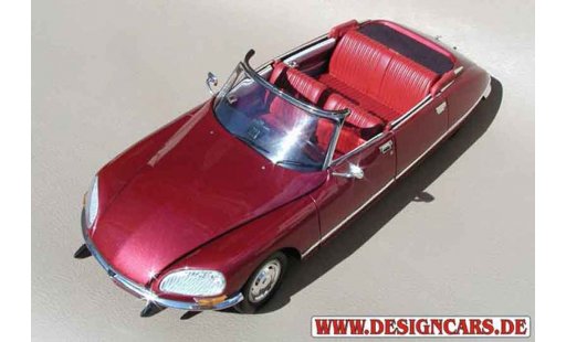 Citroen DS 21 1/18 Norev cabriolet 4 portes rosso lucifer modellini auto