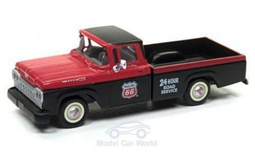 Ford F-1 1/87 Classic Metal Works 00 Pick Up rosso/nero Philips 66 Service 1960 modellino in miniatura