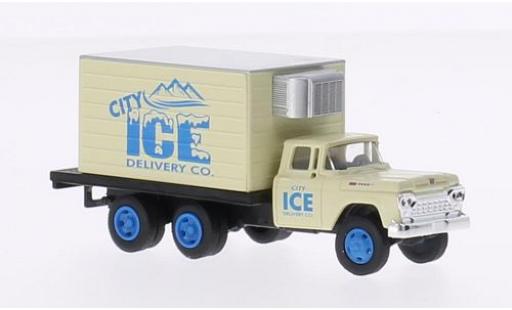 Ford F-500 1/87 Classic Metal Works Box Truck City Ice Delivery Co. 1960 modellino in miniatura