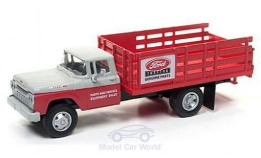 Ford Stake Bed Truck 1/87 Classic Metal Works rosso/grigio Tractor Parts 1960 modellino in miniatura
