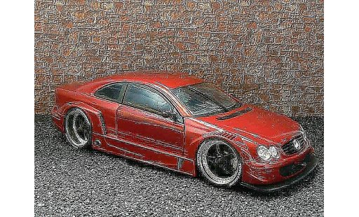 Mercedes Classe CL AMG DTM coupe 1/18 Maisto K street rosso candy modellini auto