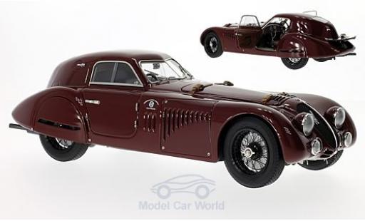 Alfa Romeo 8C 1/18 CMC 2900 B Speciale Touring Coupe rosso RHD 1938 modellino in miniatura