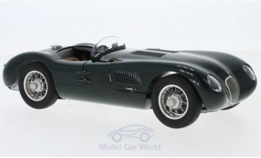 Jaguar C-Type 1/18 CMC verde RHD 1952 modellino in miniatura