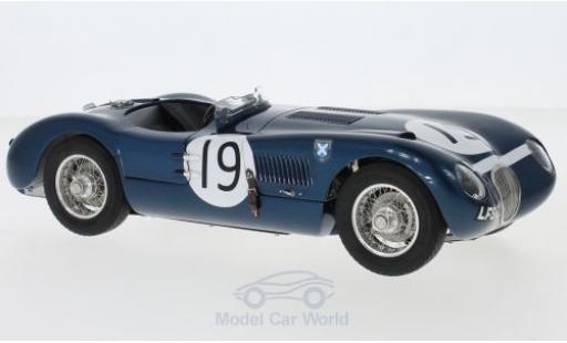 Jaguar C-Type 1/18 CMC RHD No.19 Ecurie Ecosse Goodwood Members Meeting 1954 J.Stewart modellino in miniatura