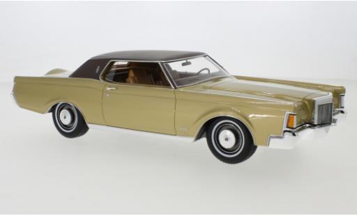 Lincoln Continental 1/18 CMF Mark III gold 1970 modellino in miniatura