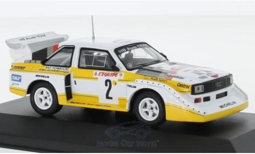 Audi Sport Quattro 1/43 CMR Sport quattro S1 No.2 HB Team HB Rallye WM Rallye Monte Carlo 1986 mit Decals W.Röhrl/C.Geistdörfer modellino in miniatura