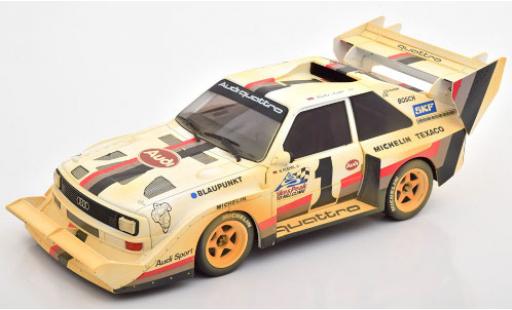 Audi Sport Quattro 1/18 CMR Sport quattro S1 E2 No.1 Sport International Hill Climb Pikes Peak 1987 modellino in miniatura
