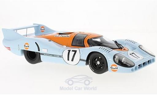 Porsche 917 1971 1/18 CMR LH No.17 Gulf 24h Le Mans 1971 J.Siffert/D.Bell modellino in miniatura