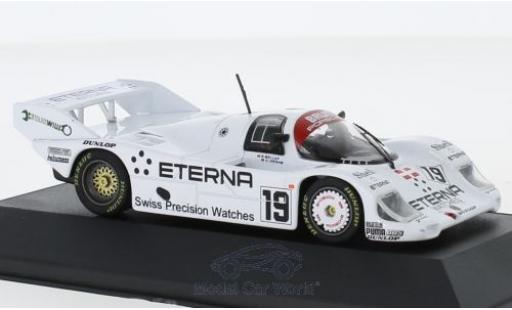 Porsche 956 1984 1/43 CMR K No.19 Brun Eterna 1000 Km Brands Hatch 1984 S.Bellof/H.Grohs modellino in miniatura