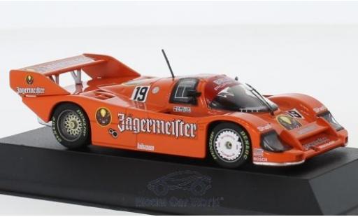 Porsche 956 1984 1/43 CMR K No.19 Brun Jägermeister 1000 Km Imola 1984 S.Bellof/H-J.Stuck modellino in miniatura