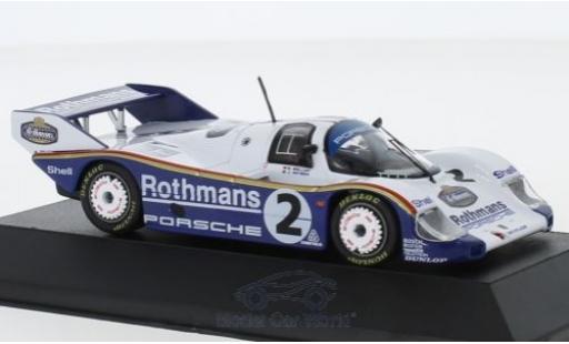 Porsche 956 1984 1/43 CMR K No.2 Rothmans 1000 Km Fuji 1984 S.Bellof/J.Watson modellino in miniatura