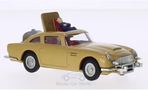 Aston Martin DB5 1/0 Corgi gold RHD James Bond mit 2 Figuren und Funktionen ca. 10 cm lang modellino in miniatura
