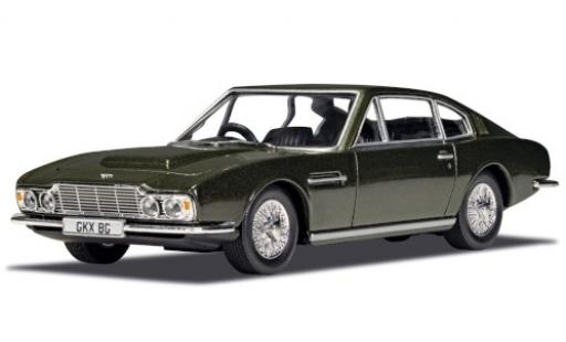 Aston Martin DBS 1/36 Corgi metallico verde RHD James Bond 007 On Her Majestys Secret Service modellino in miniatura