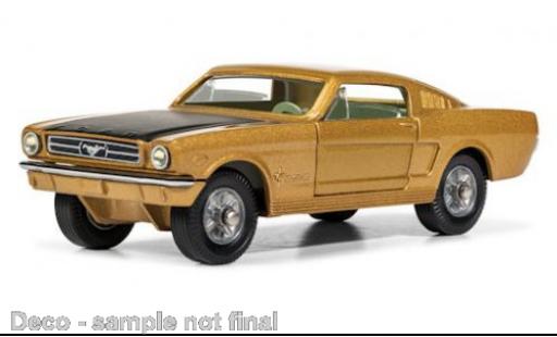 Ford Mustang 1/45 Corgi Fastback doré/nero modellino in miniatura