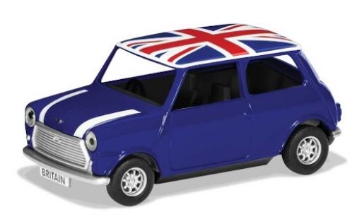 Mini Cooper 1/36 Corgi blu/bianco RHD Union Jack Best of Britannique modellino in miniatura