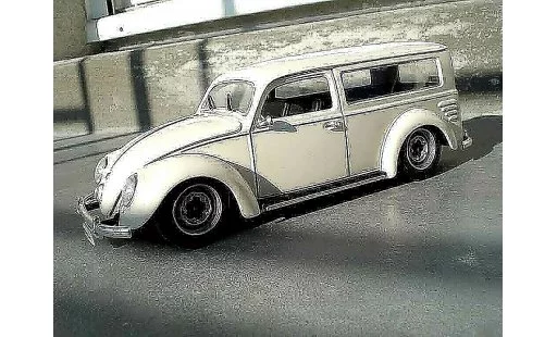 Volkswagen Kafer Base 1/18 Burago cox 1956 fourgonette meeussen modellini auto