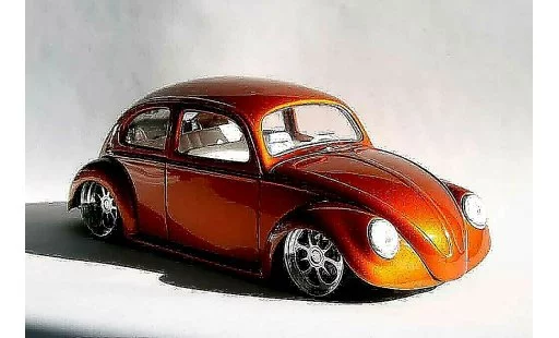 Volkswagen Kafer Base 1/18 Solido cox california orange bud modellini auto