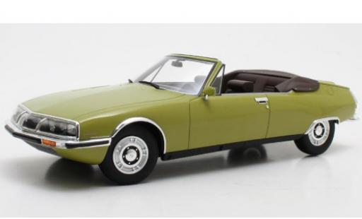 Citroen SM 1/18 Cult Scale Models Mylord Chapron metallico verde 1971 modellino in miniatura