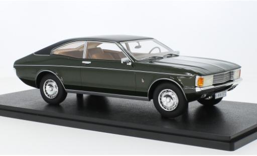 Ford Granada 1/18 Cult Scale Models MKI 2300 GXL Coupe metallise verde foncé 1972 modellino in miniatura