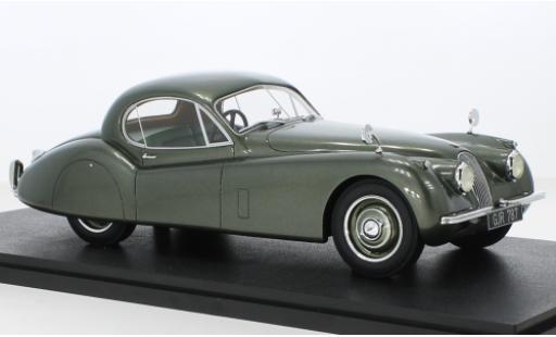 Jaguar XK 1/18 Cult Scale Models 120 FHC metallise verde RHD 1951 modellino in miniatura