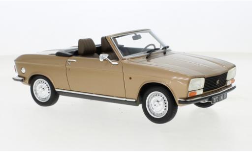 Peugeot 304 1/18 Cult Scale Models Cabriolet metallise beige 1973 modellino in miniatura