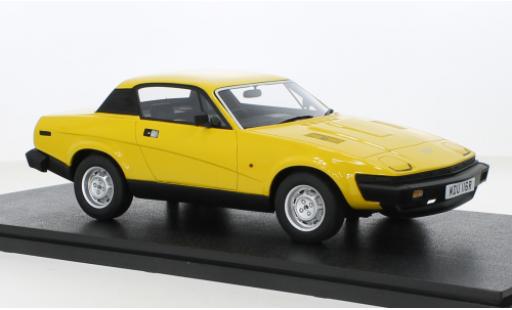 Triumph TR7 1/18 Cult Scale Models giallo RHD 1980 modellino in miniatura
