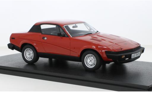 Triumph TR7 1/18 Cult Scale Models rosso RHD 1980 modellino in miniatura