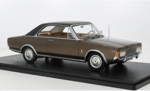 Ford Taunus 1/18 Cult Scale Models P7b 17M Coupe braun 1969 1:18 modellino in miniatura