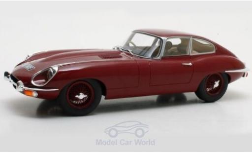 Jaguar E-Type 1/18 Cult Scale Models Coupe Series 2 rosso RHD 1968 modellino in miniatura