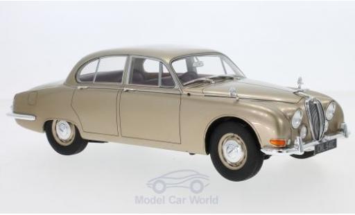 Jaguar S-Type 1/18 Cult Scale Models metallico beige RHD 1965 modellino in miniatura