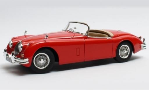 Jaguar XK 1/18 Cult Scale Models 150 OTS rosso RHD 1958 modellino in miniatura