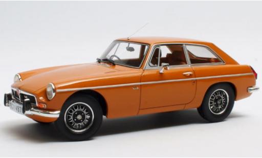 MG B 1/18 Cult Scale Models GT V8 orange RHD 1973 1:18 modellino in miniatura